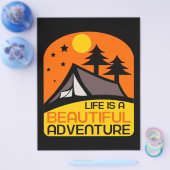 Das Leben ist ein schönes Camping Flyer (Einzeln)