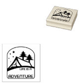 Das Leben ist ein schönes Camping Gummistempel (Stempel)