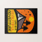 Das Leben ist ein schönes Camping Puzzle (Horizontal)