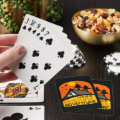 Das Leben ist ein schönes Camping Spielkarten (In Situ)
