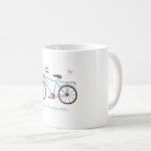 Das Leben ist ein schönes Fahrrad Kaffeetasse (VorderseiteRechts)