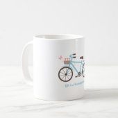 Das Leben ist ein schönes Fahrrad Kaffeetasse (Vorderseite Links)