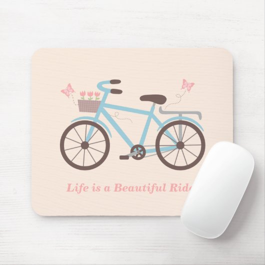 Das Leben ist ein schönes FahrSprichwort für Mousepad (Mit Mouse)