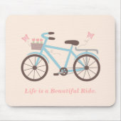 Das Leben ist ein schönes FahrSprichwort für Mousepad (Vorne)