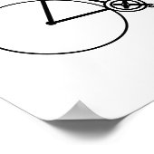 Das Leben ist ein schönes reitendes Poster, Wandku Poster (Ecke)