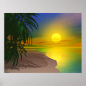 Das Leben ist ein Sonnenstrand Poster (Vorne)