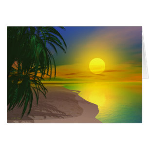 Das Leben ist ein sonniger Strand