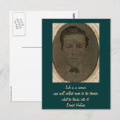 Das Leben ist ein Spiegel Postkarte (Vorne/Hinten)
