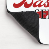 Das Leben ist ein Spiel, Baseball ist ernst Mousepad (Ecke)