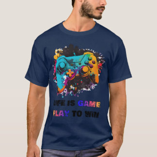 Das Leben ist ein Spiel, bei dem man lustige Gesch T-Shirt