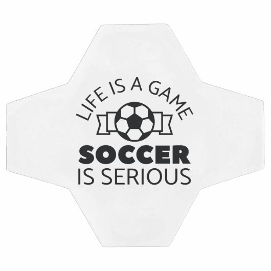 Das Leben ist ein Spiel Fußball ist ernst (Flach)