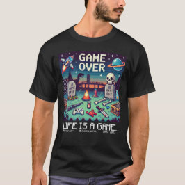 Das Leben ist ein Spiel..: Game Over (Spielkonsole T-Shirt