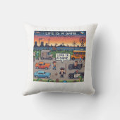 Das Leben ist ein Spiel. #Part2 (8bit) (Gamer gift Kissen (Rückseite)