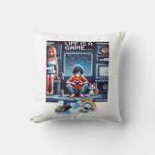 Das Leben ist ein Spiel. #Part2 (8bit) (Gamer gift Kissen (Vorderseite)