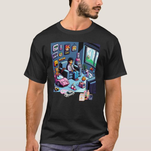 Das Leben ist ein Spiel. #Part2 (8bit) (Gamer-Shir T-Shirt (Vorderseite)