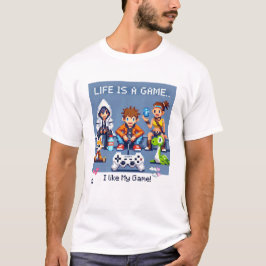 Das Leben ist ein Spiel. #Part2 (8bit) (Gamer-Shir T-Shirt