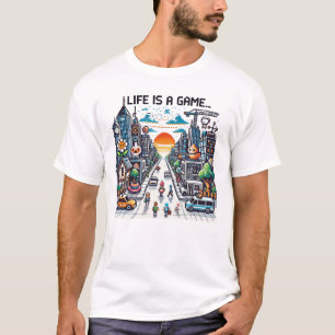 Das Leben ist ein Spiel. #Part2 (8bit) (Gamer-Shir T-Shirt