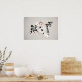 Das Leben ist ein Spiel Poster (Küche)