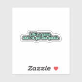 Das Leben ist ein Spiel und ich habe Sidequests go Aufkleber (Blatt)