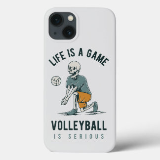 Das Leben ist ein Spiel Volleyball ist ernst Case-Mate iPhone Hülle
