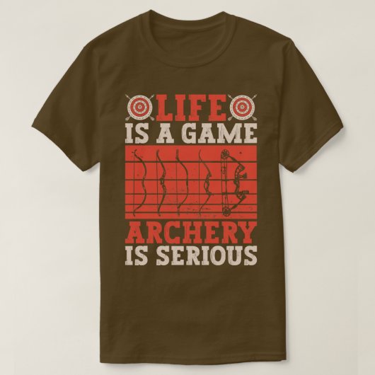 Das Leben ist ein Spielgeschoss ist ein ernsthafte T-Shirt (Design vorne)