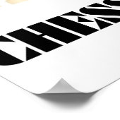 Das Leben ist ein Spielschach ist ernst (reflektie Poster (Ecke)