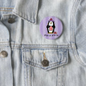 das Leben ist ein Stich Button (Beispiel)