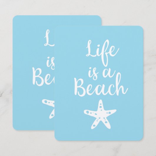 Das Leben ist ein Strand (Vorne/Hinten)