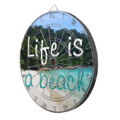 Das Leben ist ein Strand Dartscheibe (Vorderseite rechts)