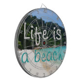 Das Leben ist ein Strand Dartscheibe (Vorderseite Links)