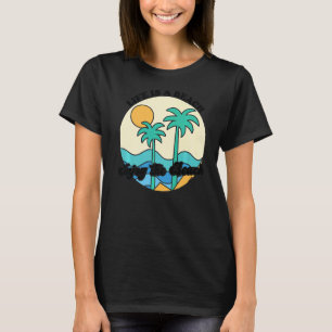 Das Leben ist ein Strand genießen Sie die Wellen t T-Shirt