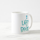 Das Leben ist ein Strand. Kaffeetasse (VorderseiteRechts)