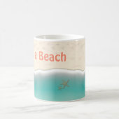 Das Leben ist ein Strand Kaffeetasse (Mittel)