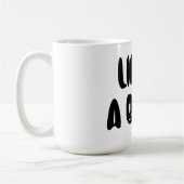 Das Leben ist ein Strand Kaffeetasse (Links)