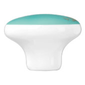 Das Leben ist ein Strand Keramikknauf (Seitenansicht)