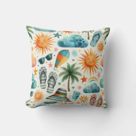 Das Leben ist ein Strand Kissen