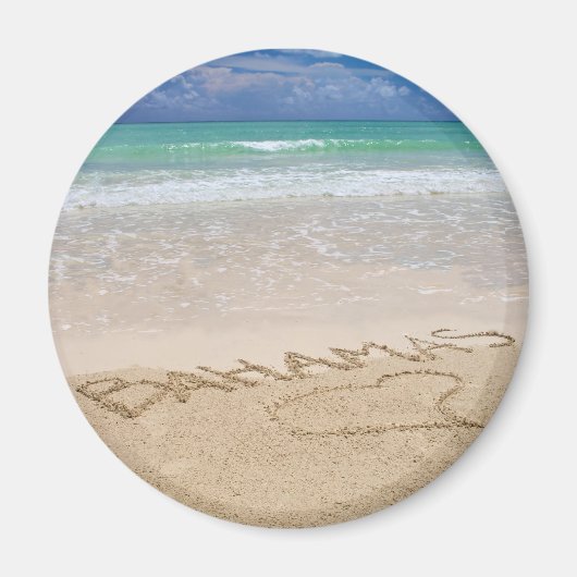 Das Leben ist ein Strand Magnet (Vorne)