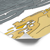 Das Leben ist ein Strand Poster (Ecke)