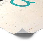 Das Leben ist ein Strand Poster (Ecke)