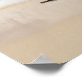 Das Leben ist ein Strand Poster (Ecke)