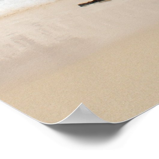 Das Leben ist ein Strand Poster (Ecke)