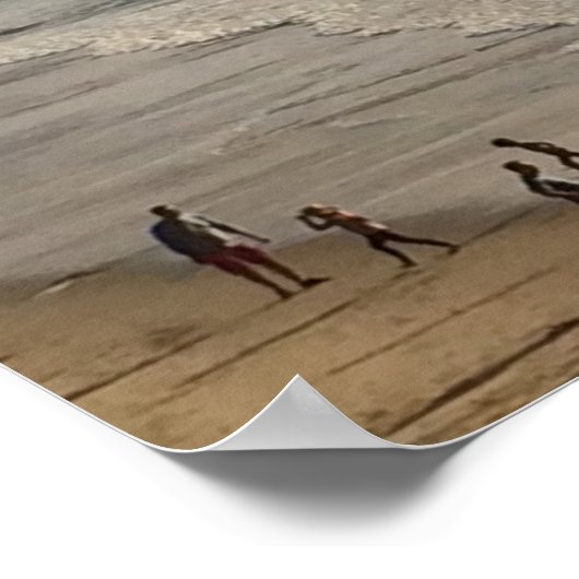 Das Leben ist ein Strand Poster (Ecke)