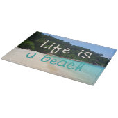 Das Leben ist ein Strand Schneidebrett (Ecke)