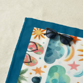 Das Leben ist ein Strand Strandtuch (Beispiel)