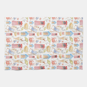 Das Leben ist ein Strand teatowel Geschirrtuch