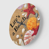 "Das Leben ist ein Strand" Uhr (Winkel)