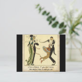 Das Leben ist ein Tanz: Postkarte (Stehend Vorderseite)