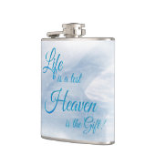 Das Leben ist ein Testament Himmel ist das Geschen Flachmann (Links)