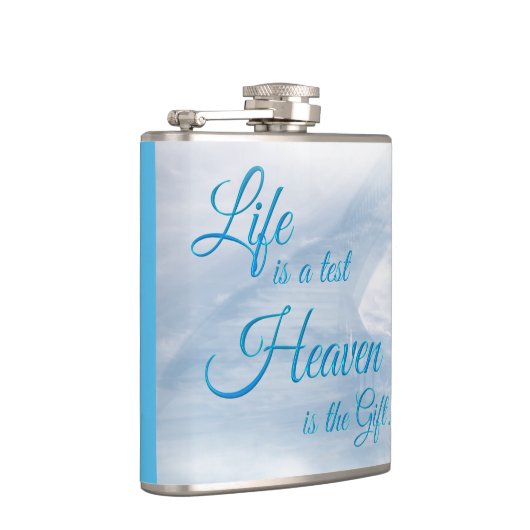 Das Leben ist ein Testament Himmel ist das Geschen Flachmann (Rechts)