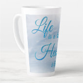 Das Leben ist ein Testament Himmel ist das Geschen Milchtasse (Linke Ecke)